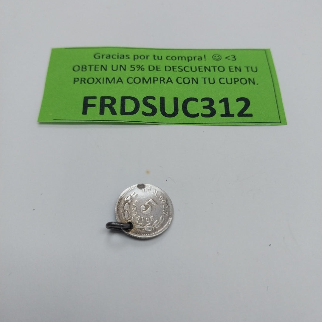 K1 1.3 GRMS PLATA .925 IDENTIFICACIÓN DIJE MATERIALES PLATA CANTIDAD DE (SEMINUEVO)