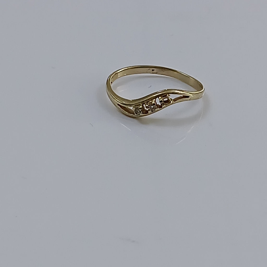 ANILLITO ORO 14 K 1.3 GRMS (SEMINUEVO)