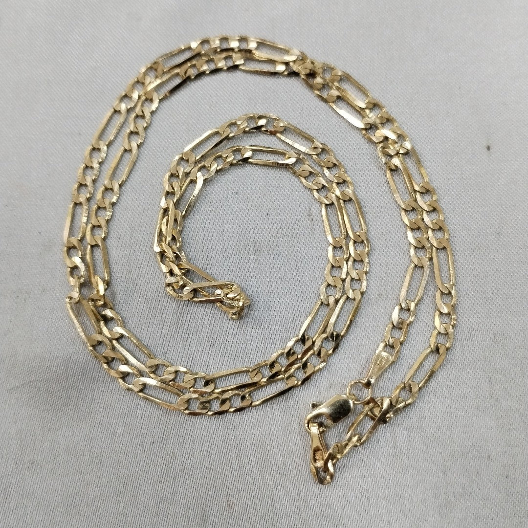 CADENA 3X1 14K 55 CM 7.2 GR (NUEVO)