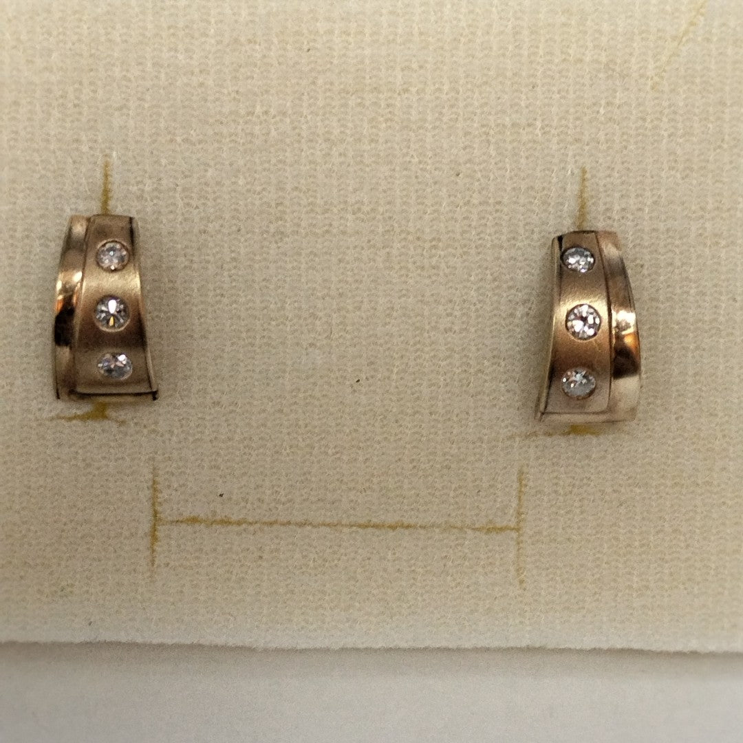 ARETES PAR ORO 14 K 4,20 GRMS (SEMINUEVO)