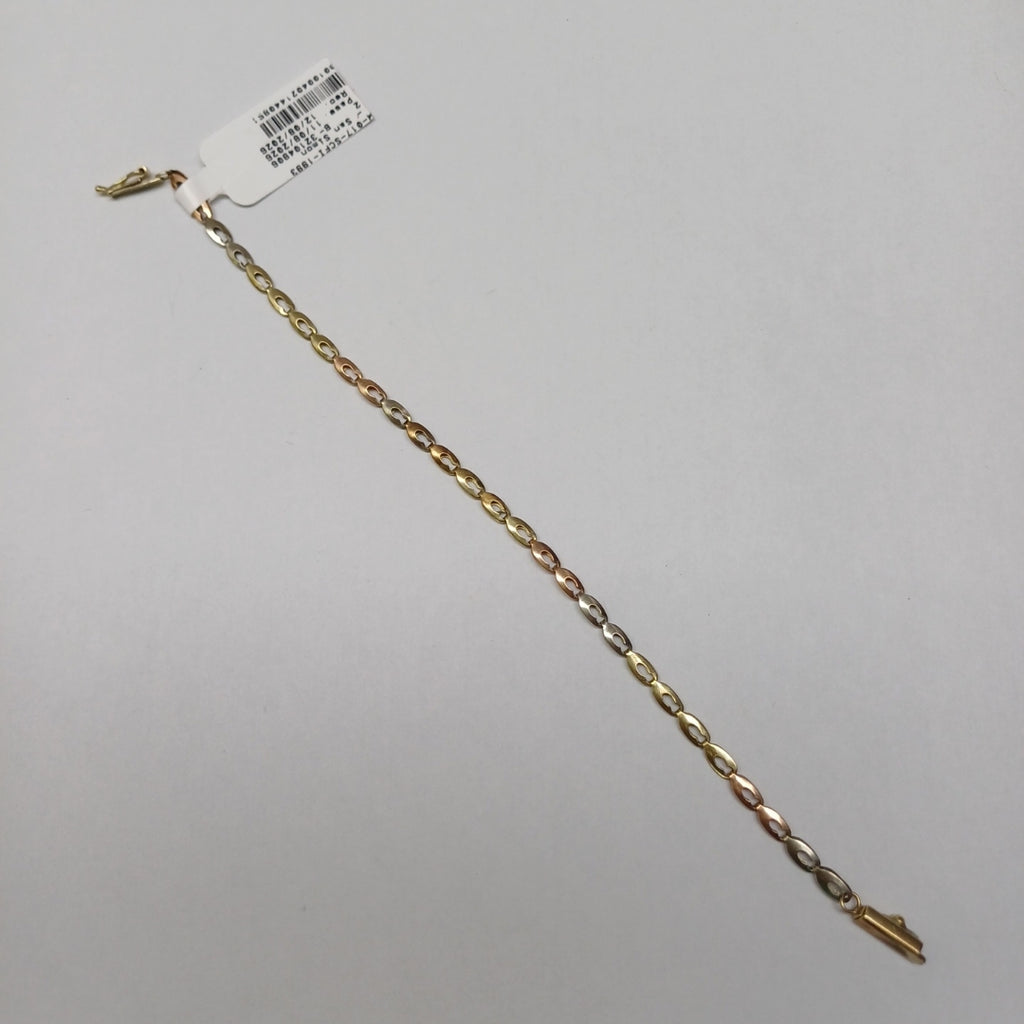 PULSERA ORO, ORO COMBINADO 10 K 2.9 GRMS (SEMINUEVO)
