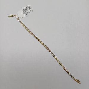 PULSERA ORO, ORO COMBINADO 10 K 2.9 GRMS (SEMINUEVO)