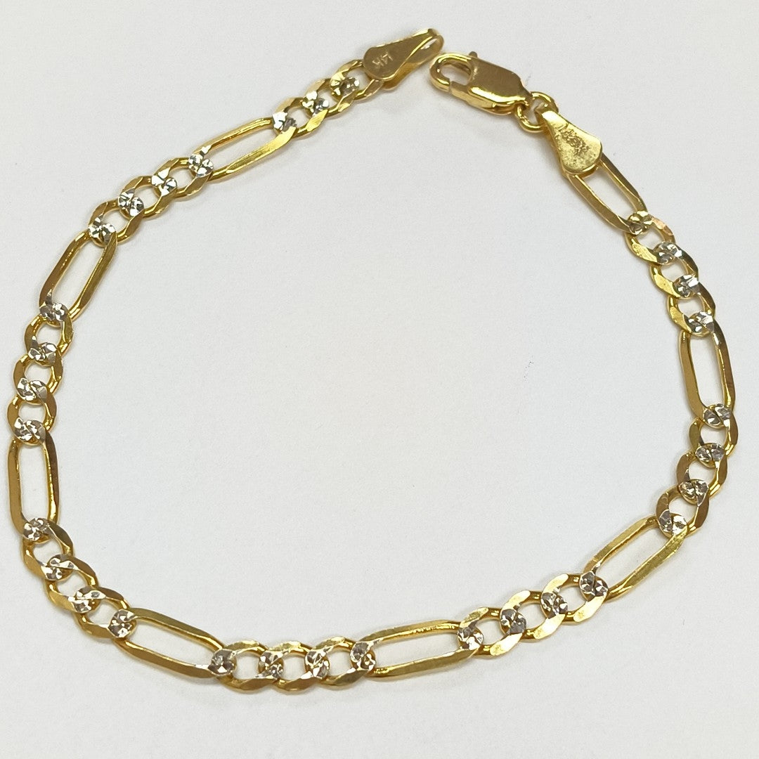 PULSERA 3X1 14K 18 CM 3.9 GR (NUEVO)