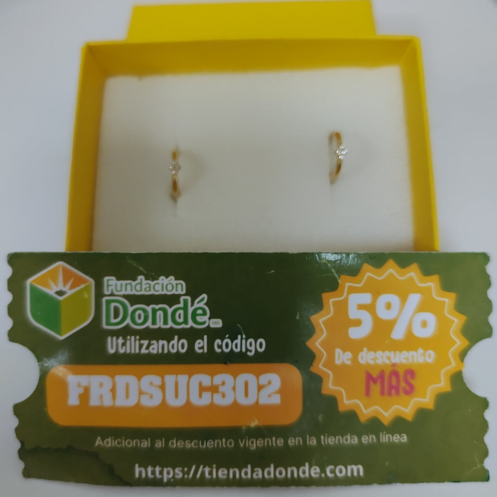 HUGGIES ORO 14K 1.2 (NUEVO)