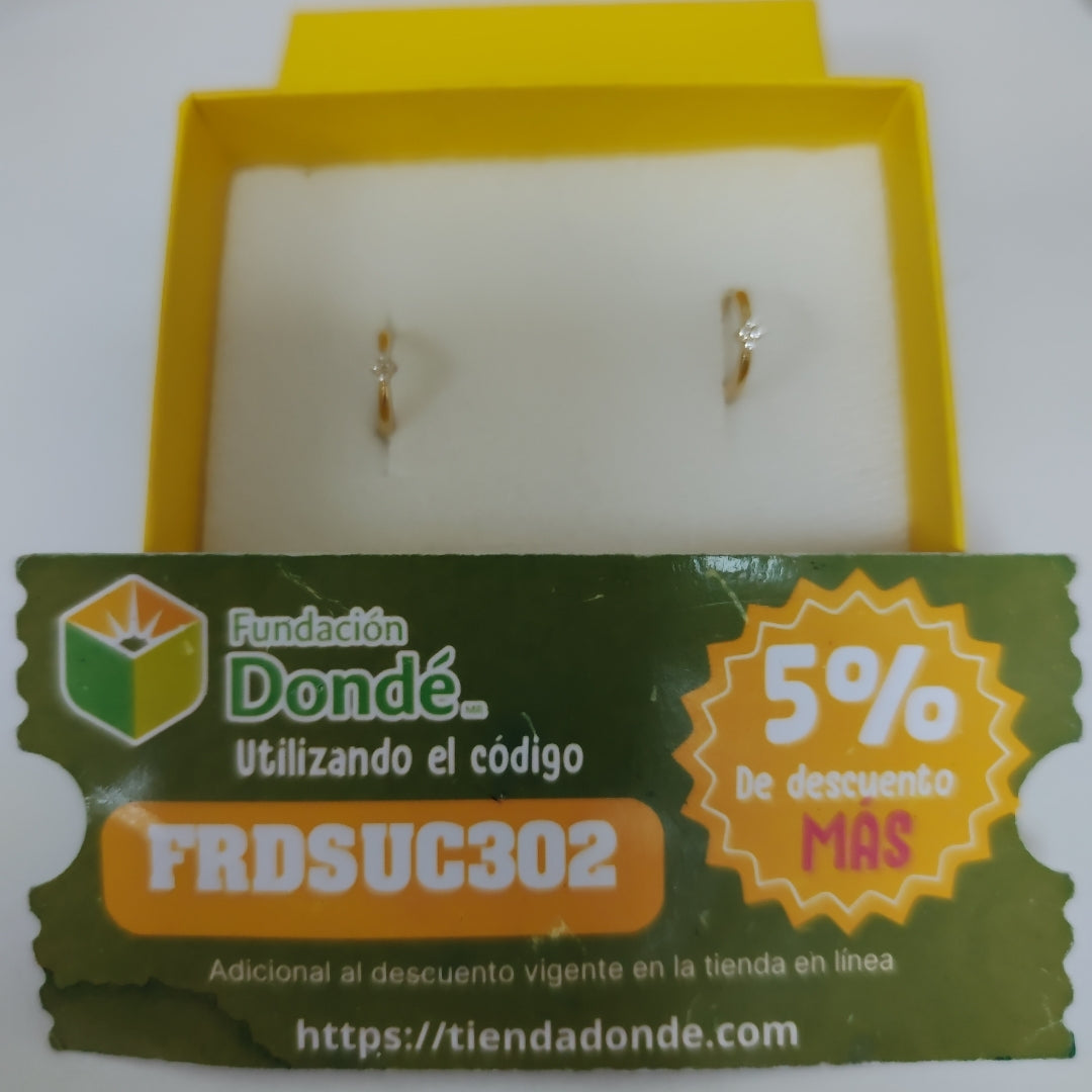 HUGGIES ORO 14K 1.2 (NUEVO)