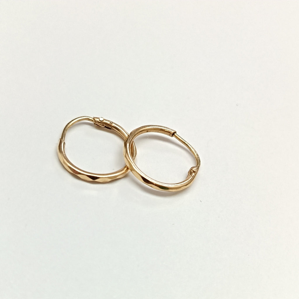 ARRACADAS PAR ORO 14 K 0.8 GRMS (SEMINUEVO)