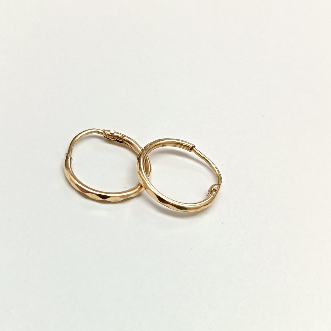 ARRACADAS PAR ORO 14 K 0.8 GRMS (SEMINUEVO)