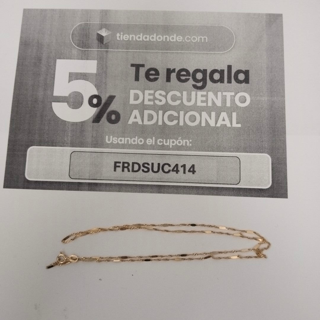 CADENA ORO 10 K 1.3 GRMS (SEMINUEVO)