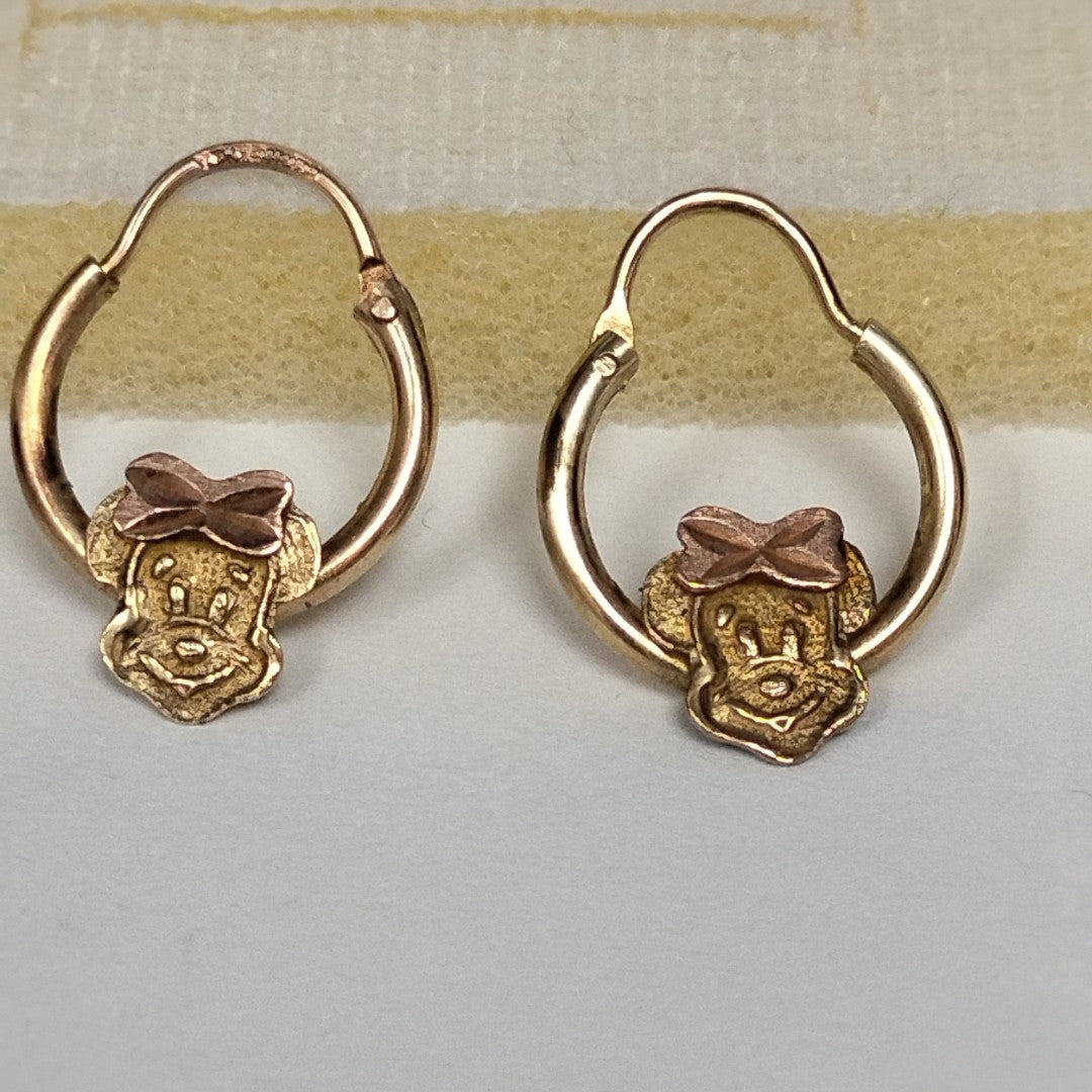 ARRACADAS PAR ORO 10 K 1,60 GRMS (SEMINUEVO)