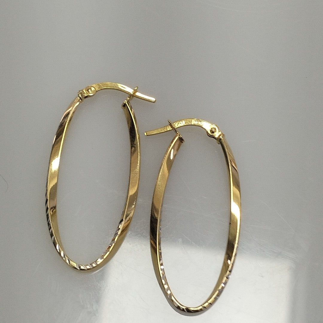 ARRACADAS PAR ORO 14 K 1.3 GRMS (SEMINUEVO)