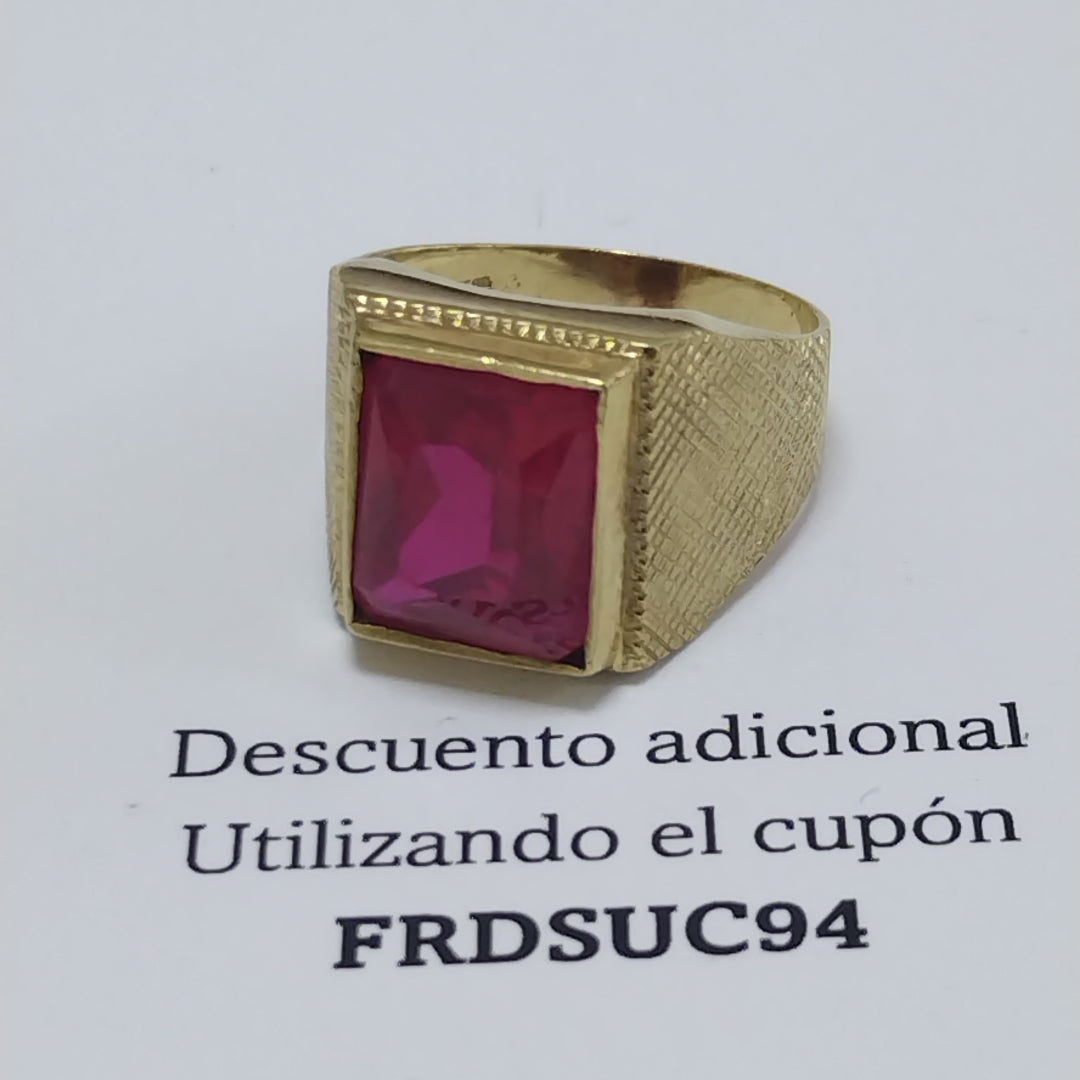 ANILLO ORO 10 K 7,00 GRMS (SEMINUEVO)