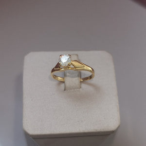 SOLITARIO ORO 14 K 2 GRMS (SEMINUEVO)