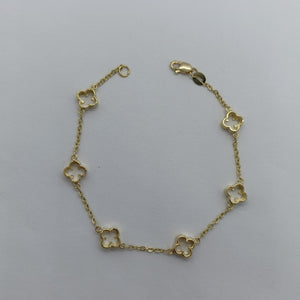 PULSERA ESPECIAL 14K 18 CM 4.3 GR (NUEVO)