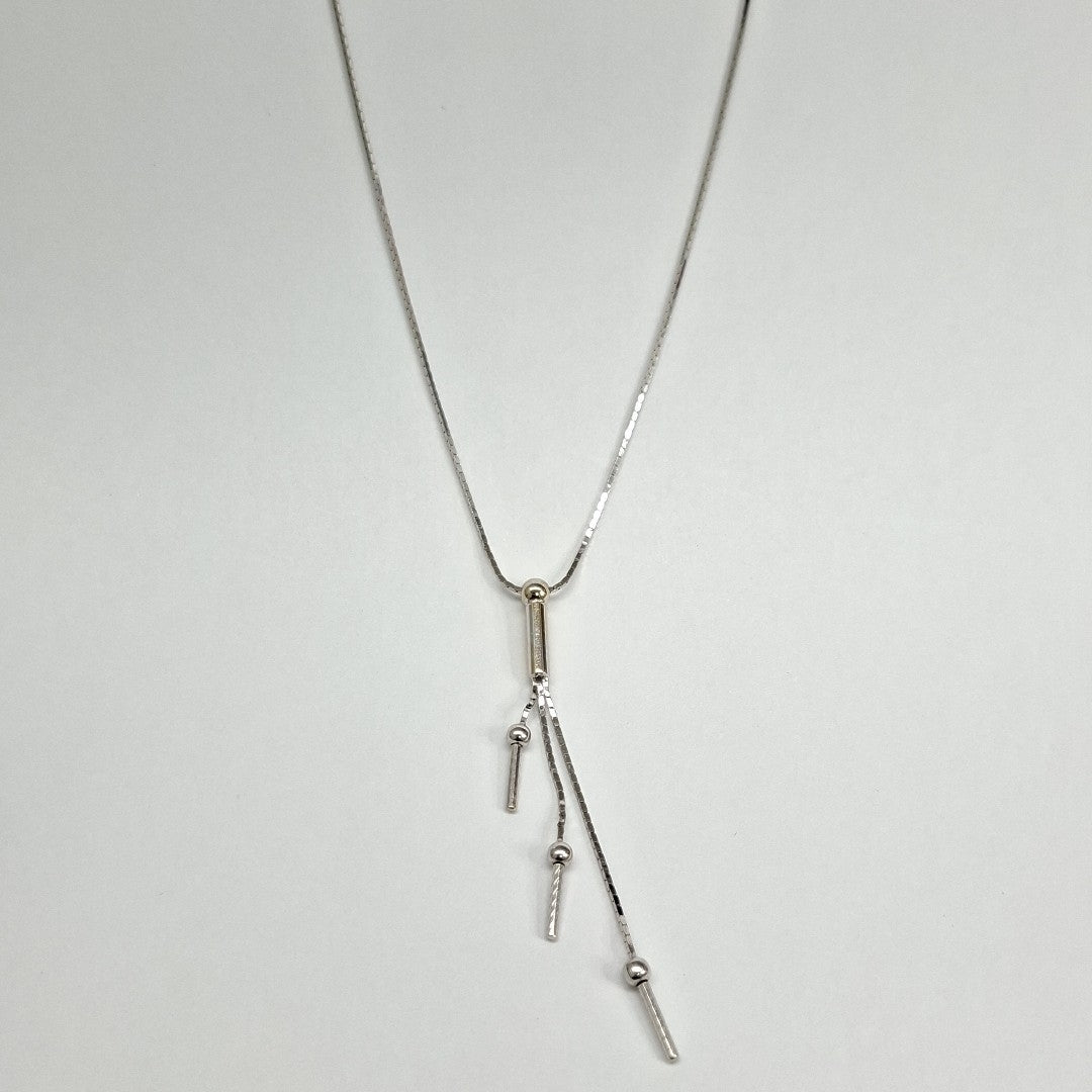 GARGANTILLA ORO, ORO BLANCO 14 K 4.7 GRMS (SEMINUEVO)