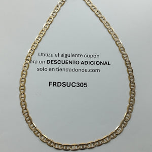 CADENA ORO 14 K 21.8 GRMS (SEMINUEVO)