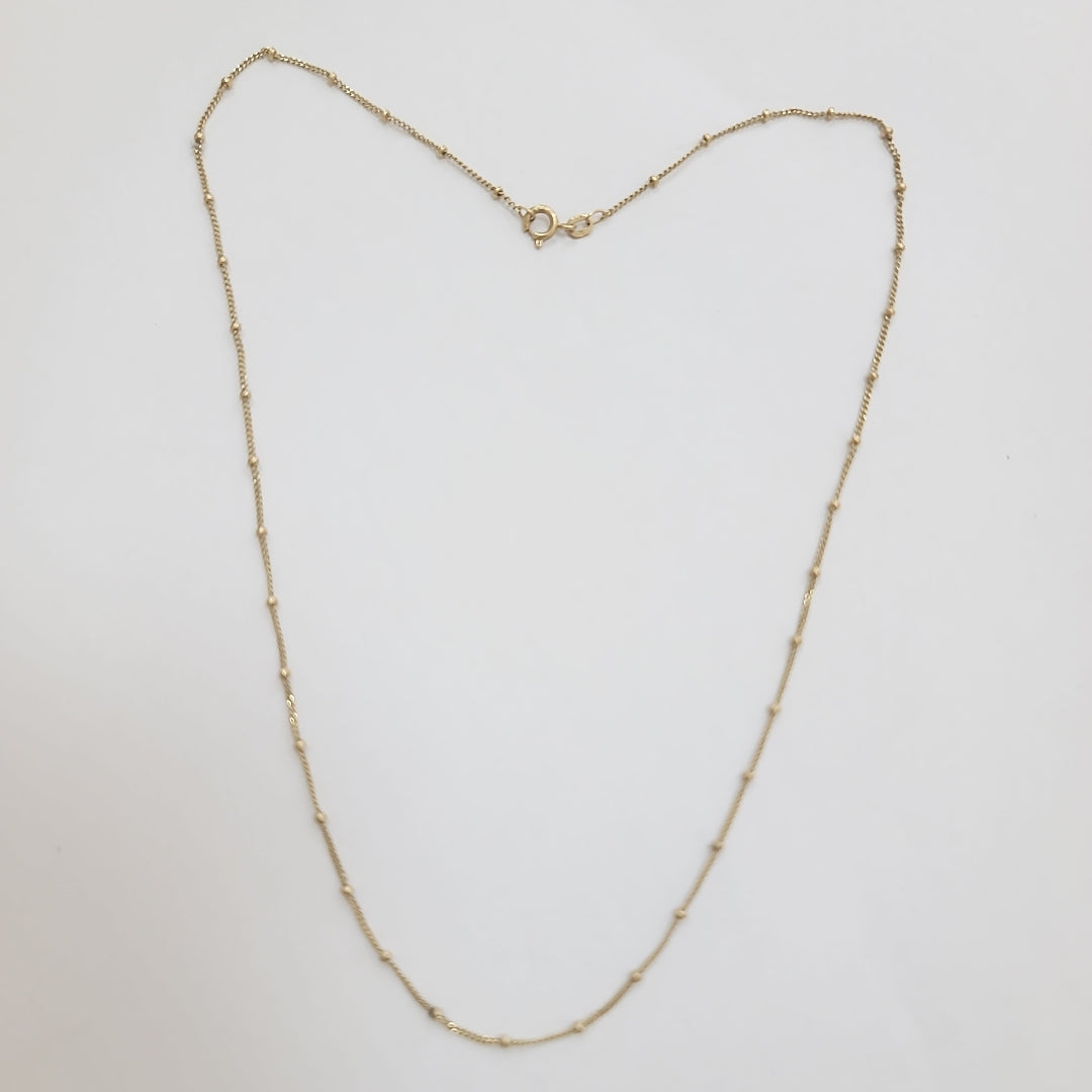 GARGANTILLA ORO 14 K 2.3 GRMS (SEMINUEVO)