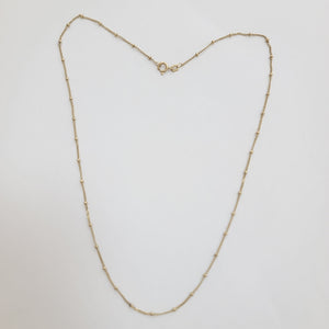 GARGANTILLA ORO 14 K 2.3 GRMS (SEMINUEVO)