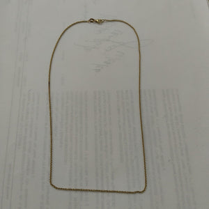 CADENA ORO 14 K 2,30 GRMS (SEMINUEVO)