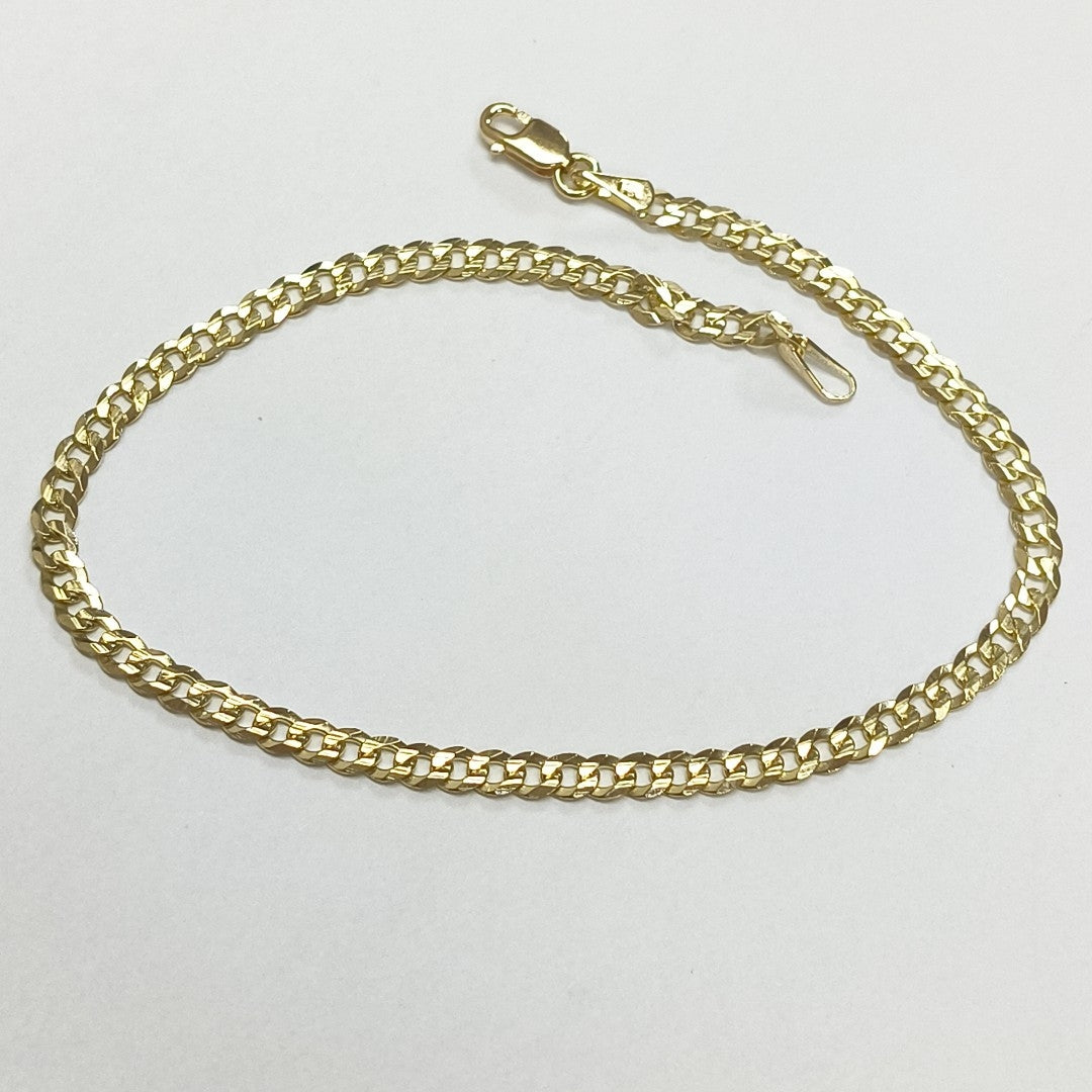 PULSERA BARBADA 14K 21 CM 3.8 GR (NUEVO)