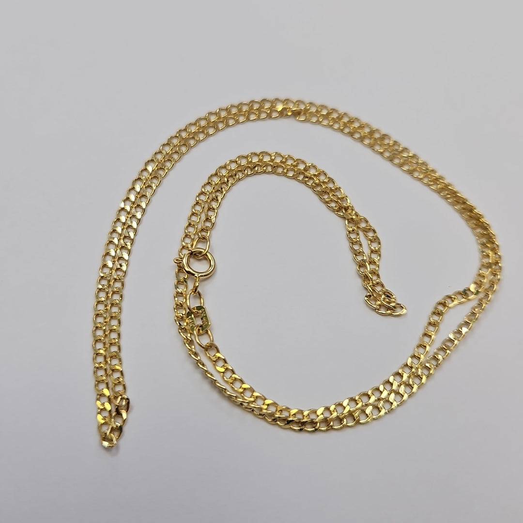 CADENAS BARBADA AMARILLA ORO 14K 1.9 (NUEVO)
