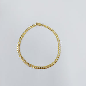 PULSERAS DAMA BARBADA AMARILLA ORO 14K 2.4 (NUEVO)