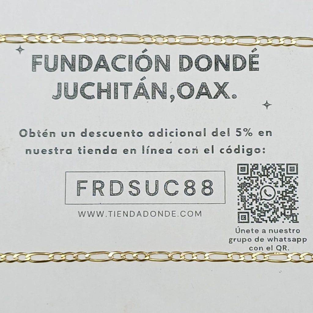CADENA ORO 14 K 4.7 GRMS (SEMINUEVO)