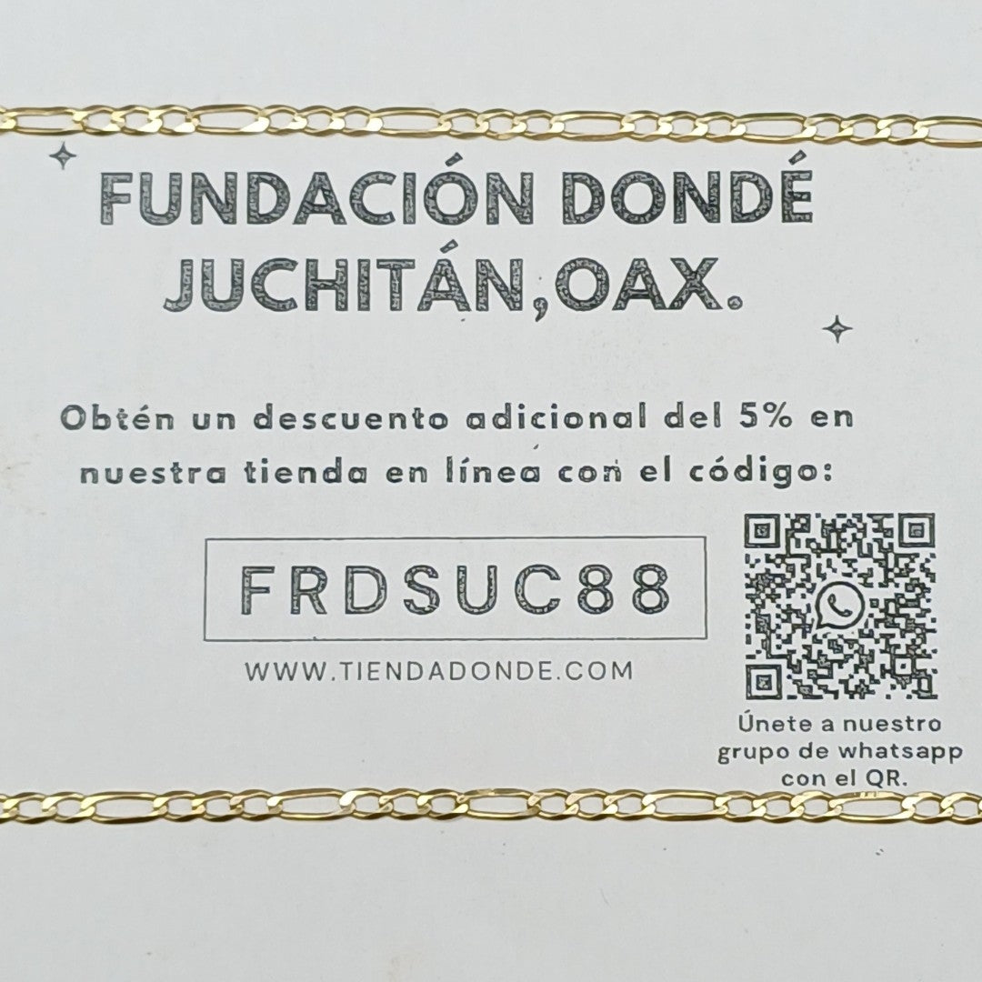 CADENA ORO 14 K 4.7 GRMS (SEMINUEVO)