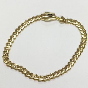PULSERA MONACO ORO 14K 5.5 (NUEVO)