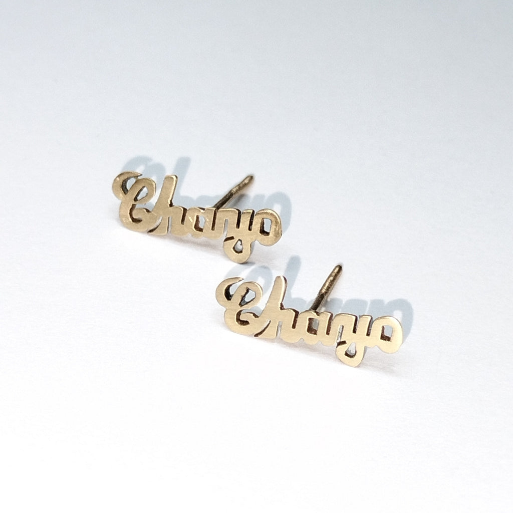 BROQUELES PAR ORO 14 K 0,80 GRMS (SEMINUEVO)