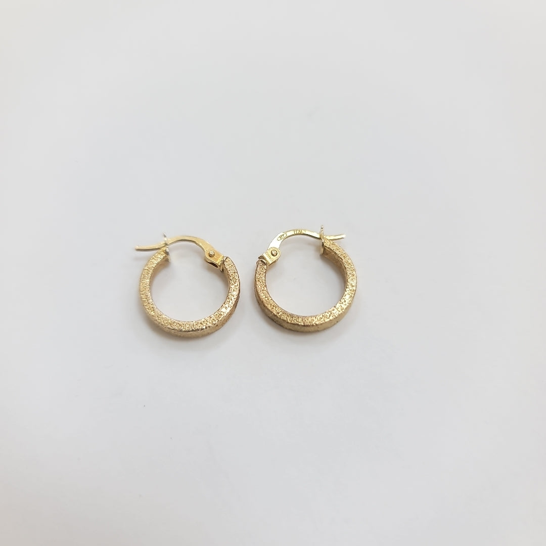 ARRACADAS PAR ORO 10 K 0.8 GRMS (SEMINUEVO)