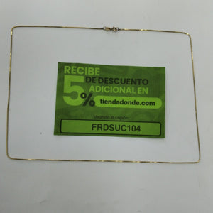 CADENA ORO 14 K 4 GRMS (SEMINUEVO)