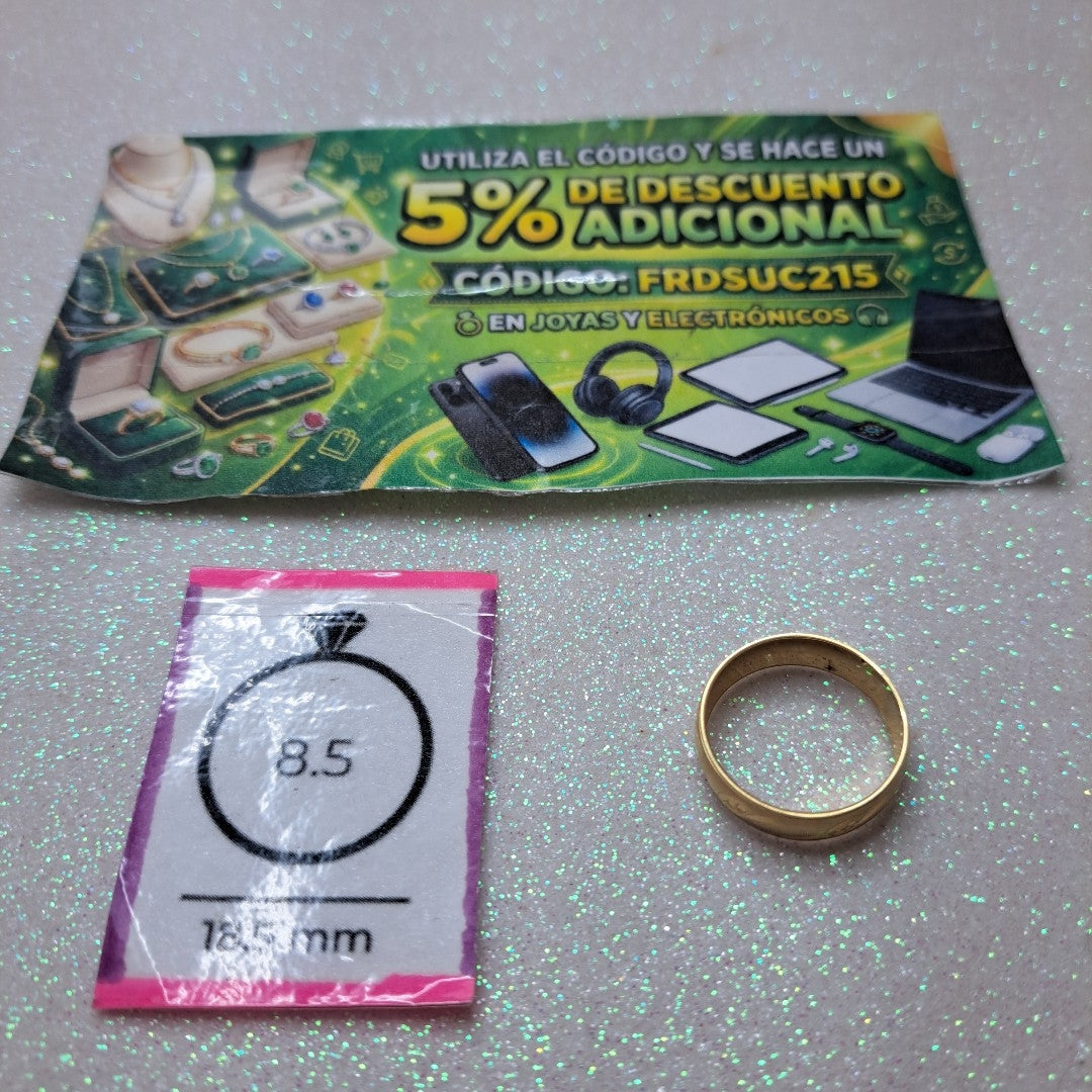 ARGOLLA ORO 10 K 1.9 GRMS (SEMINUEVO)