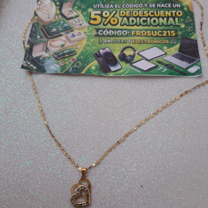 CADENA, DIJE ORO 10 K 2.2 GRMS (SEMINUEVO)