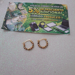ARRACADAS PAR ORO 10 K 2.1 GRMS (SEMINUEVO)