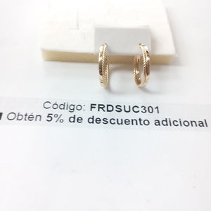 ARRACADAS ORO 14K 2.3 (NUEVO)