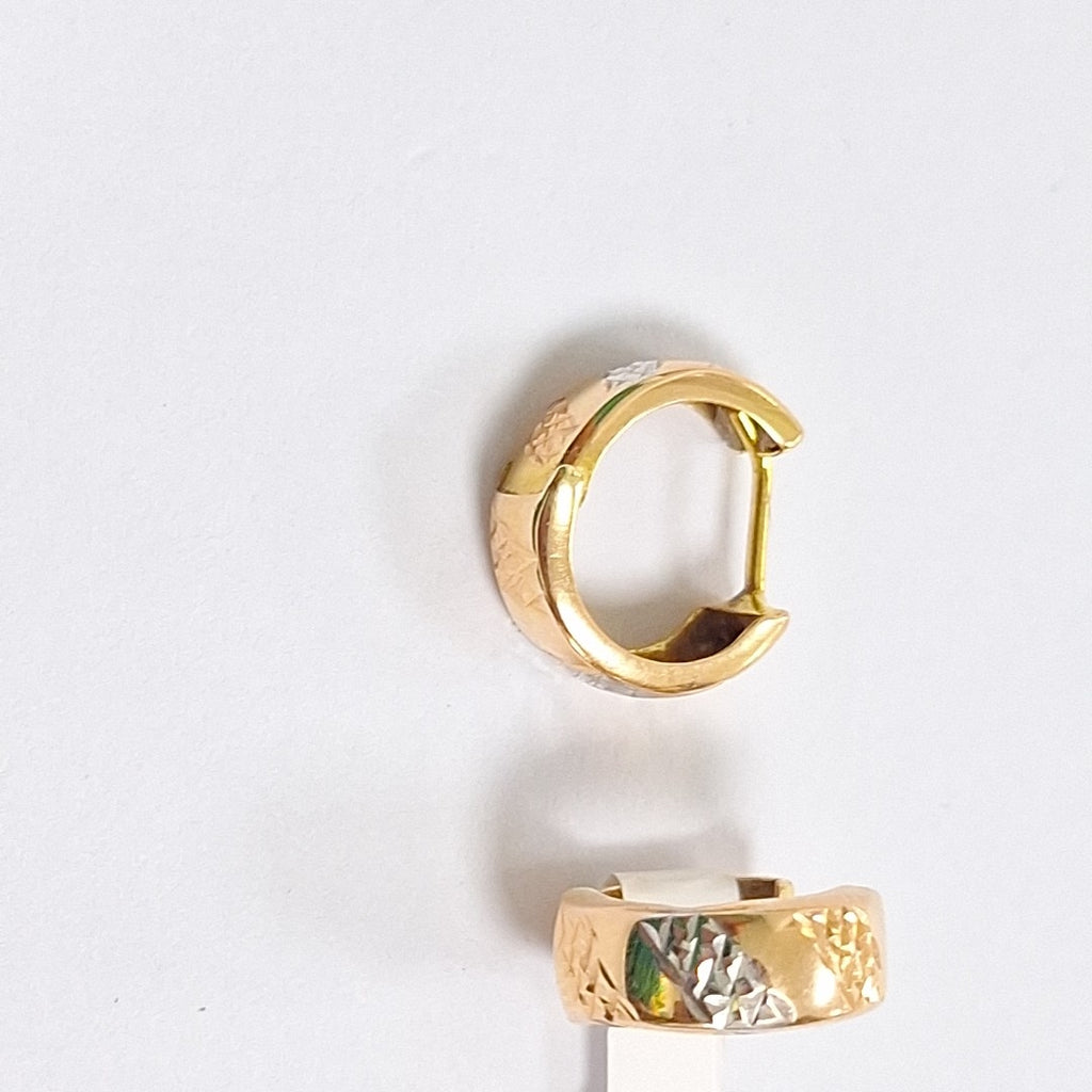 ARRACADAS PAR ORO 14 K 1.2 GRMS (SEMINUEVO)