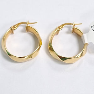ARRACADAS PAR ORO 14 K 2.2 GRMS (SEMINUEVO)
