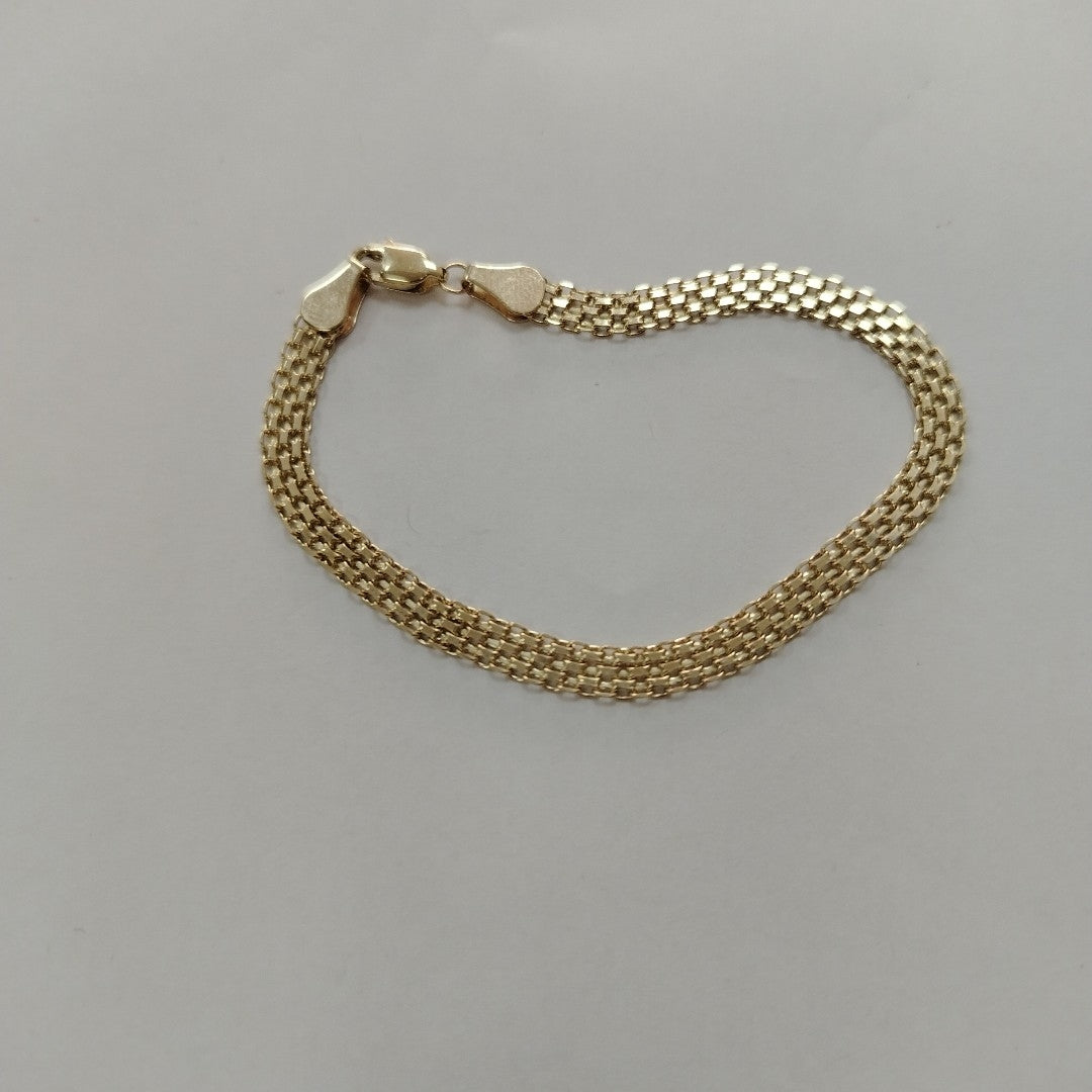 PULSERA ESPECIAL 14K 18 CM 4.7 GR (NUEVO)
