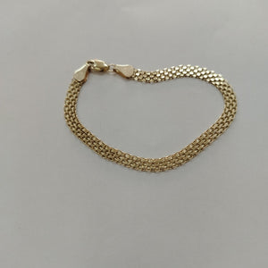 PULSERA ESPECIAL 14K 18 CM 4.7 GR (NUEVO)