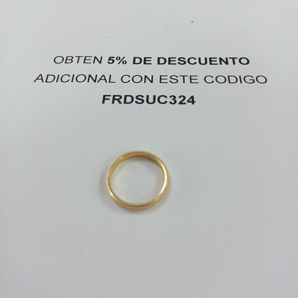 ANILLITO ORO 14 K 1.7 GRMS (SEMINUEVO)