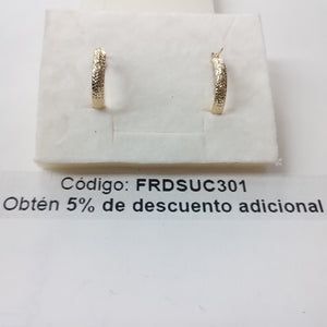 ARRACADAS ORO 10K 1.4 (NUEVO)