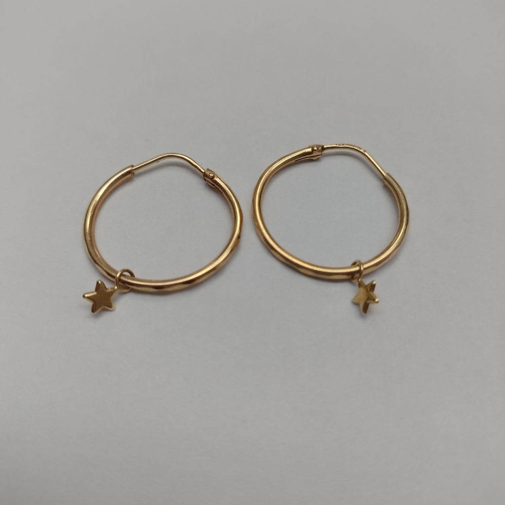 ARRACADAS PAR ORO 10 K 1.1 GRMS (SEMINUEVO)