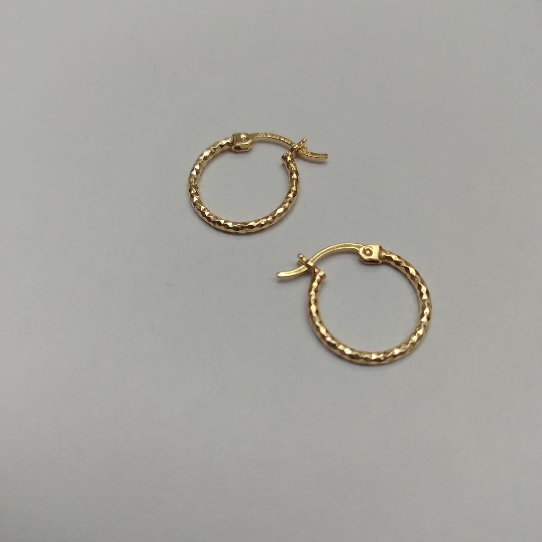 ARRACADAS PAR ORO 10 K 1 GRMS (SEMINUEVO)