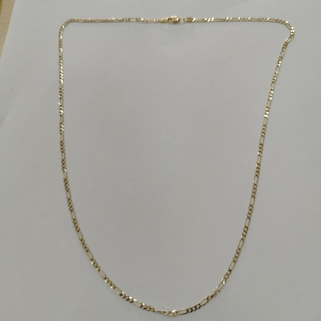CADENA TEJIDO 3X1 14K 55 CM 5.3 GR (NUEVO)
