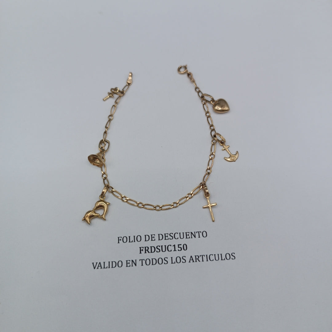 PULSERA ORO 10 K 3.7 GRMS (SEMINUEVO)