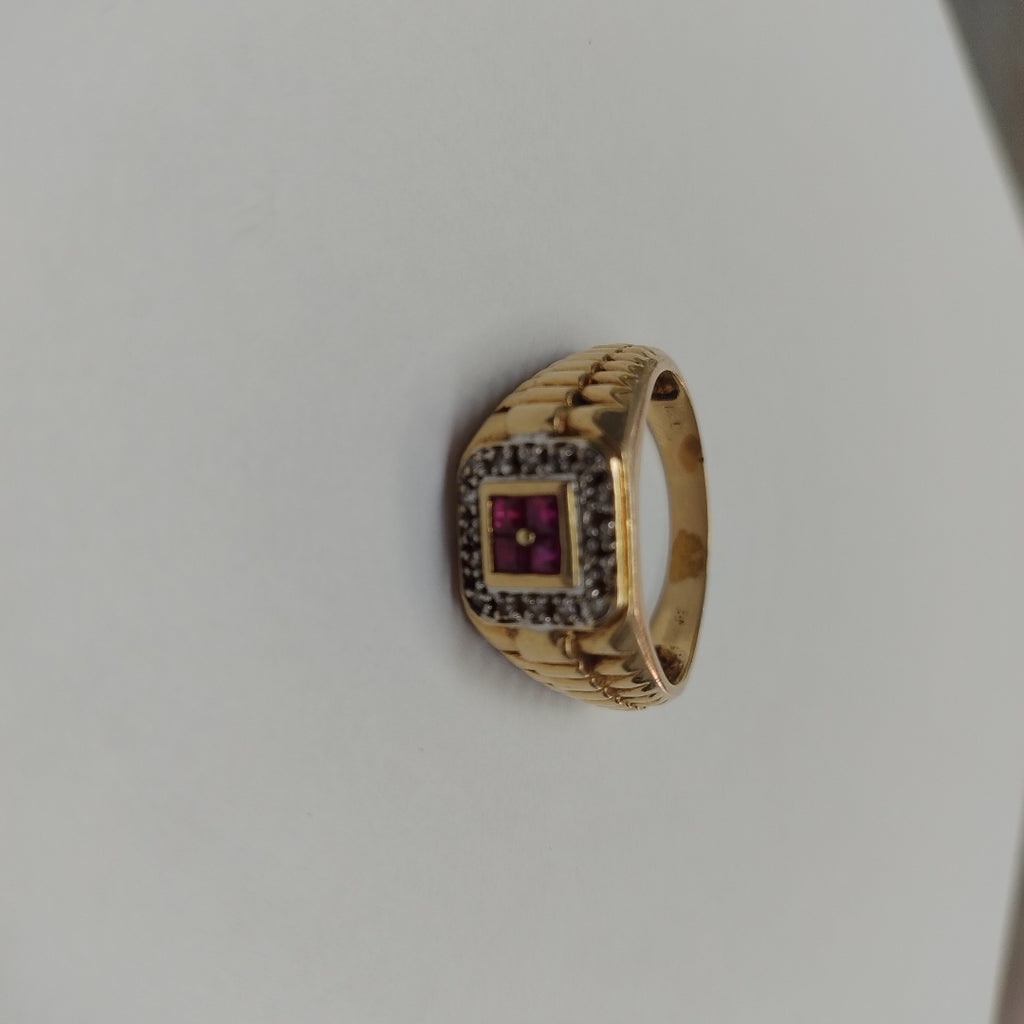 ANILLO ORO 14 K 8 GRMS (SEMINUEVO)