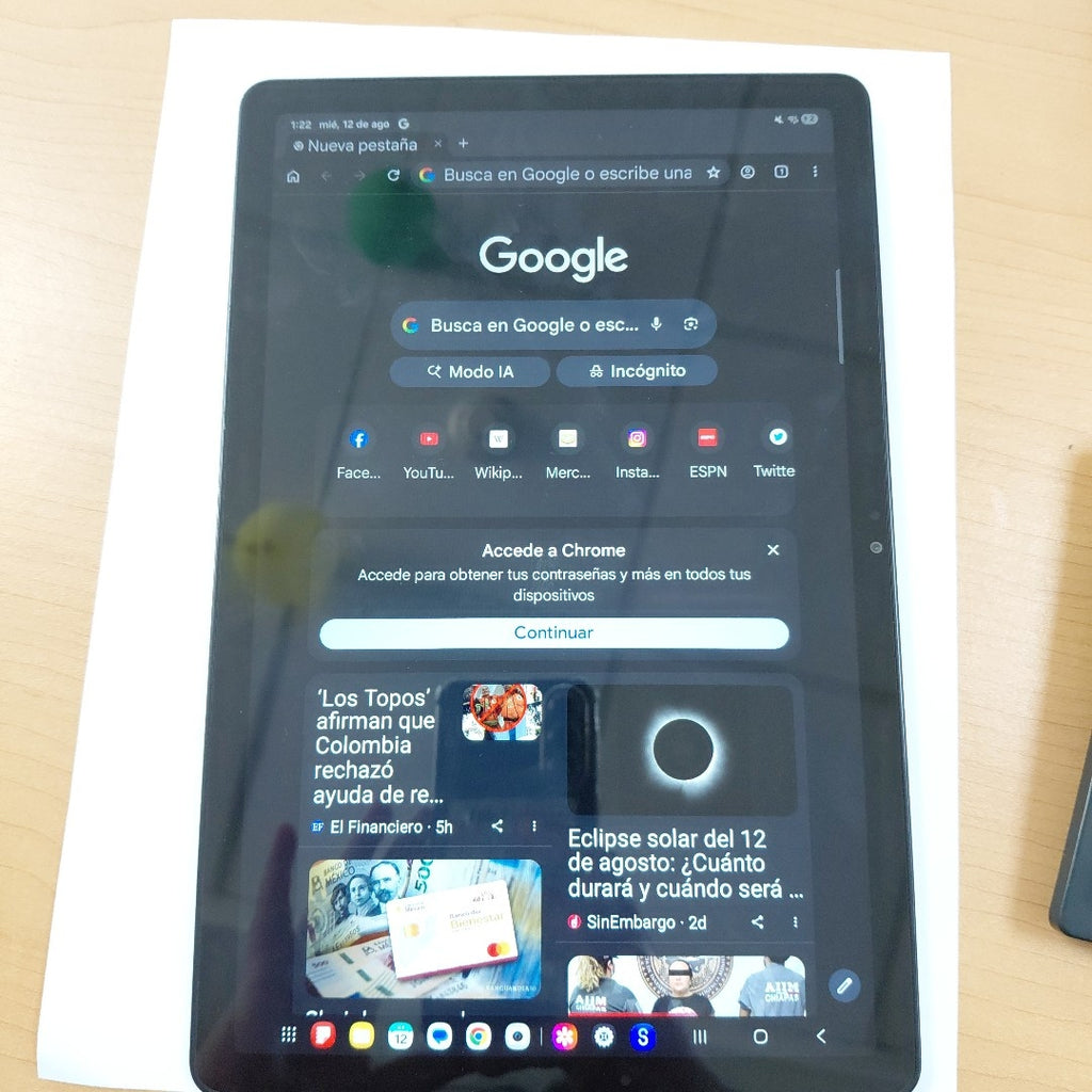 TABLETA SAMSUNG GALAXY TAB A9+ SM-X210 (2023) 128 GB 8 GB RAM (SEMINUEVO)