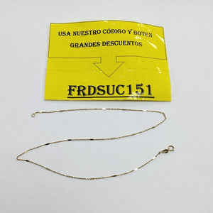 CADENA ORO 10 K 0.6 GRMS (SEMINUEVO)
