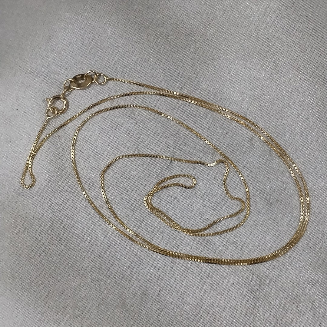 CADENA VENECIANO 14K 55 CM 1.7 GR (NUEVO)