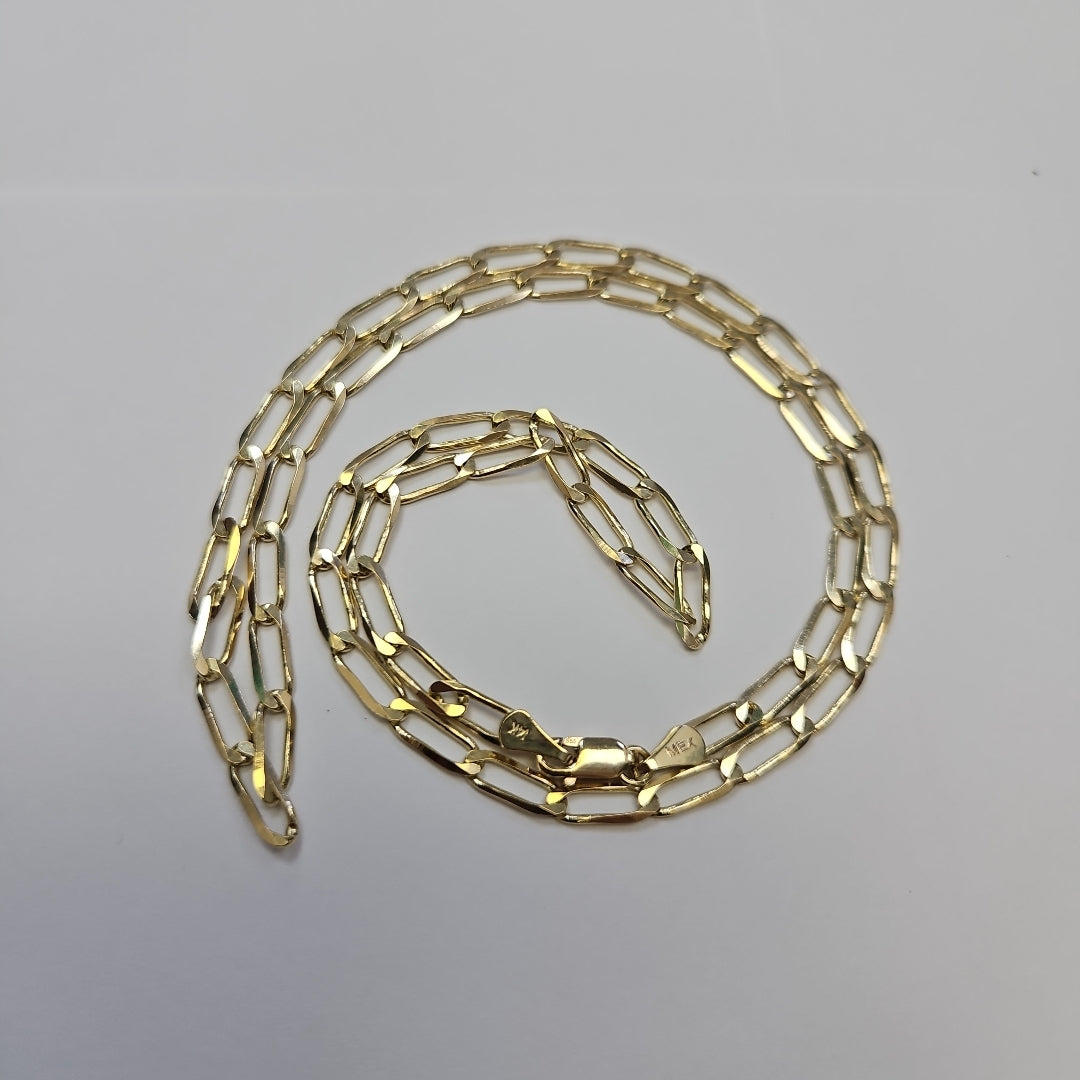 CADENA ESLABONES 14K 55 CM 11 GR (NUEVO)